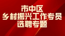 市中区乡村振兴工作专员选聘专题
