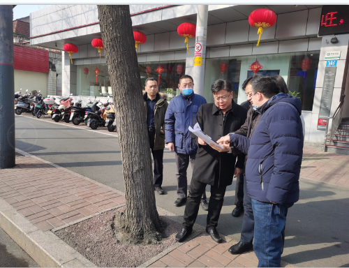副区长周晨调研我区夜景亮化及市容环境综合整治提升工作